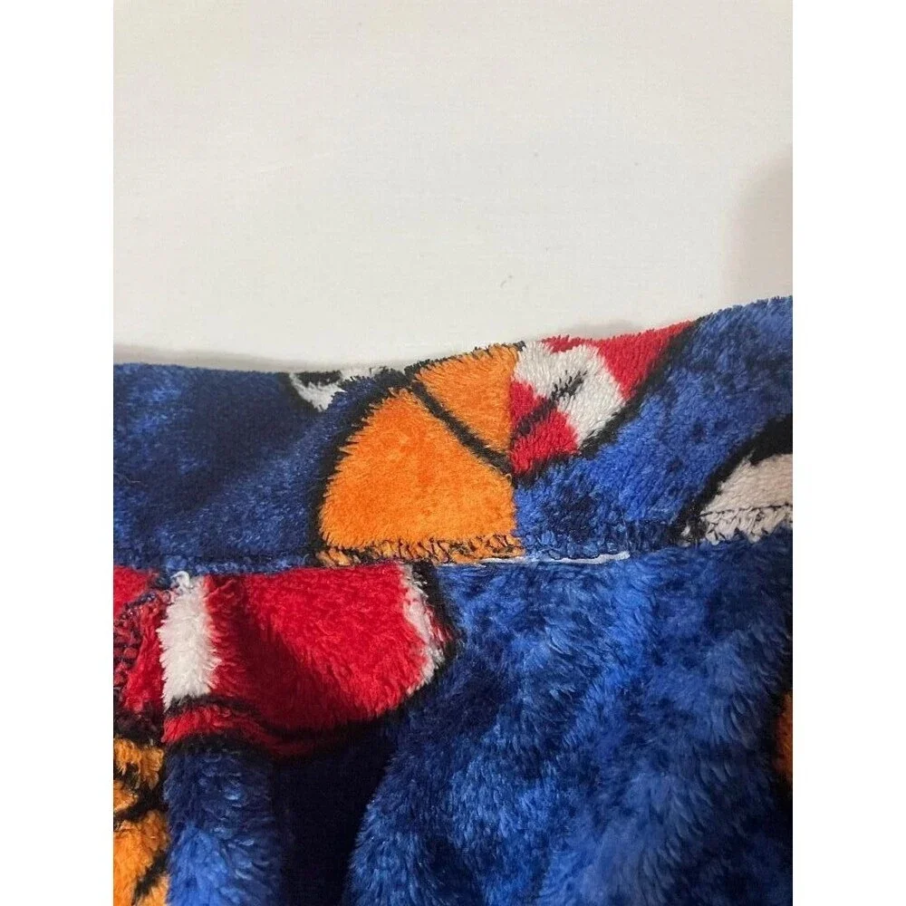 Cherokee Kids Blue Fleece Bath Robe Size S‎ Basketball Football Soccer